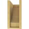 Ekena Millwork 6"W x 12"D x 12"H Classic Alpine Rough Cedar Woodgrain TimberThane Corbel, Primed Tan CORUR06X12X12ALPRCPR - alternate 2